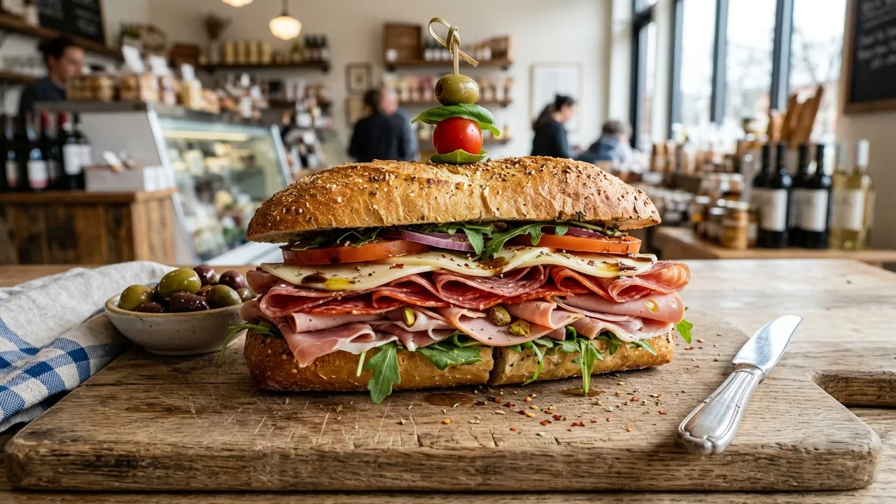 DiSOs Italian Sandwich Society hero with premium imported meats
