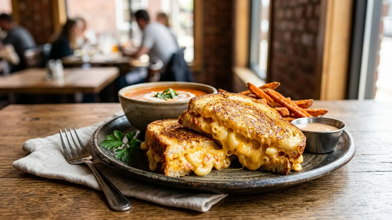 The Grilled Cheeserie gourmet grilled cheese sandwich